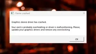 Graphics Device Driver Has Crashed