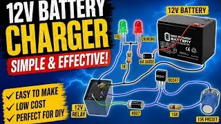 make a 12 volt dc battery charger