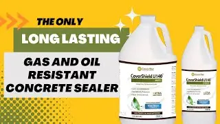Gas And Oil Resistant Concrete Sealer &ndash; CoverShield U140 Matte Finish from CoverTec Products