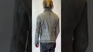Isaac Sellam new stretchable lamb leather jacket. The most comfortable leather jacket we have seen.