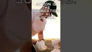 Action is the foundation of all success