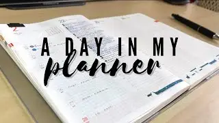 A Day in my Planner (my planning system & routine)