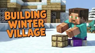 Cute Winter Town Build ❄️ Anak 8 Tahun Main Minecraft LIVE