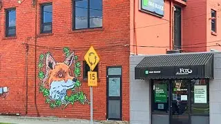 North Union Street Businesses in Downtown Olean, New York