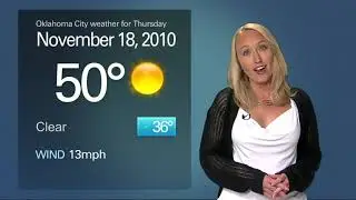 Weather Forecast: November 18th, 2010 (2010-11-17)