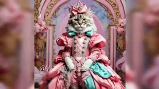 AI Cats Queen #Cats #AICatstory #catsAi