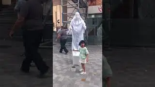 scary human statue prank just for laughs #shorts
