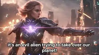 Hailie's daily New Fairy tales : Cyborg girl & Alien adventure