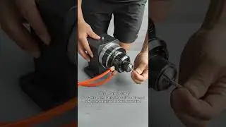 High-precision small pneumatic rotary spindle with integrated chuck #collet #chuck