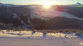 Sonnenaufgang im Skigebiet Gitschberg Jochtal