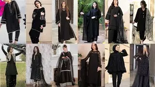 most beautiful black dress designs|black plain suit | Eid dress design 2025 for girl@IJfashionworld