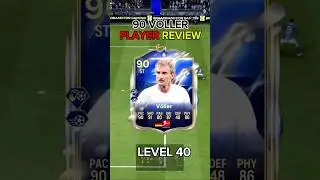 90 TOTY honourable mention hero VOLLER player review ea fc 26 #shorts #short #eafc26 #fc26