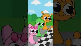 Sprunki - Pinki Run Race (Incredibox Sprunki Animation) #sprunki #sprunkiincredibox #animation