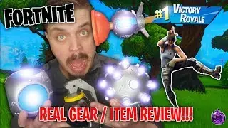 REAL FORTNITE GEAR!! Clinger Grenade, Port-A-Fort and MORE!