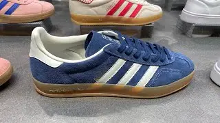 Adidas Gazelle Indoor (Night Indigo/ Off White/ Gold Metallic) - Style Code: JQ8393