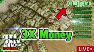 GTA V Online Weekly Update 3X Money 💸 LIVE 🔴 Day - 26 | No Commentary 🔥