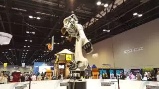 Kuka Robotics Robocoaster at IAAPA 2015 in Orlando Kuka Robotics