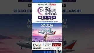 Navi Mumbai property expo on 12/13/14/15 december 2025 by CREDAI & BANM. ☎️9619227846