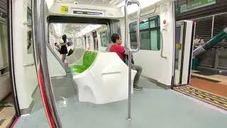 Rapid KL Monorail -  KL Sentral to Bukit Nanas (Green Line) - Kuala Lumpur - Malaysia 🇲🇾 - Jan 2024