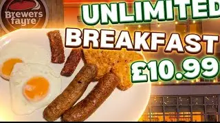 UK Food Review - I Ate Unlimited  Breakfast  at BARRY ISLAND'S  Brewers Fayer.