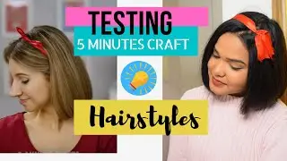 Testing out Viral HAIR HACKS By 5 MINUTES CRAFTS!!