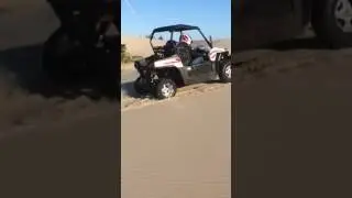 Hisun Strike 250 first big dunes in Florence