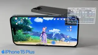 Лучший игровой телефон!? iPhone 15 Plus: игровой тест Genshin Impact FPS