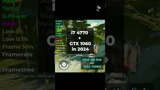 i7 4770 + GTX 1060 Tested in 16 Games (2024) | 1080p