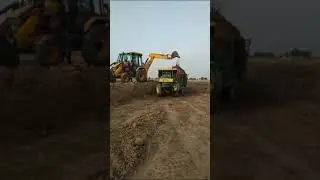 JCB and tractor working time