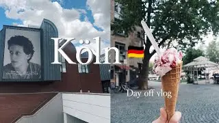 【ケルン日帰り🇩🇪】休みの日VLOG！ケルン大聖堂/ルートヴィヒ美術館/地ビール・ケルッシュ/ライン川