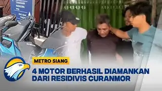 Detik-Detik Polisi Ringkus Residivis Curanmor Antar Provinsi | BERANTAS