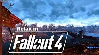 Relaxing Wind Ambience in Fallout 4 ~ Relaxing Video Game Sounds For Sleep & Chill