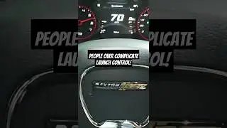 Dodge Charger Daytona 392 Launch Control Explained Simple...🔥🔥🔥 #automobile #srt #racing