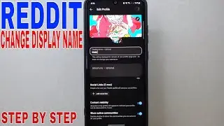 ✅  How To Change Display Name On Reddit 🔴