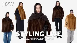 R2W 신상라이브(Velenia mink VT, Selene mink JK - Dark brown, Moriel mink JK - Dark brown)