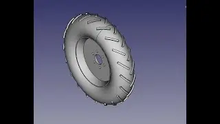 FreeCad Колесо квадрика