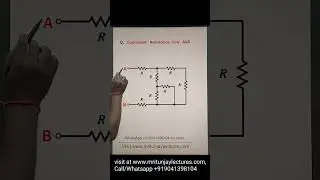 how can find Equivalent resistance for complex circuits #shorts #short