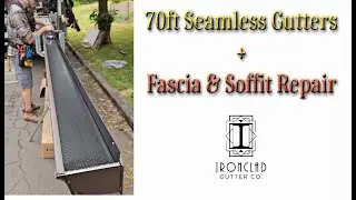Gutter Installation in SE Portland | Fascia Repair + 70ft Seamless Gutter with Alu-Rex Guard