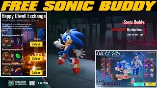 😍FREE SONIC BUGGY COMPANION | FREE POPULARITY EVENT | HAPPY DIWALI EVENT | FREE COMPANION TRICK BGMI