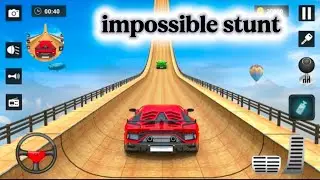 Ramp car racing _ car racing 3D - Impossible car Racing car - stunt driving (Android gameplay)