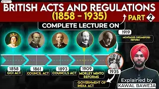 🎯 1858 to 1935: British Acts That Transformed India | High Impact UPSC Topic