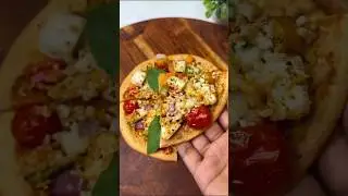 Red Lentil Pizza With 20g Protein |No Flour, No Guilt #shorts