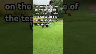 Basic tee box strategy Asmr Golf ⛳️