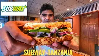 SUBWAY TANZANIA 🇹🇿| Chicken peri peri Sub | Tanzania food tour | Indianfoodie