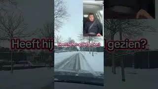 Zal hij het optijd gezien hebben&iquest;?&iquest;?&iquest; #rijles #rijlessen #rijbewijs #rijbewijs