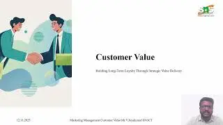 Customer Value | Marketing Management | SNS Institutions.