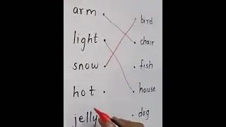 Match Words #englishlearning #readingtutorial #education