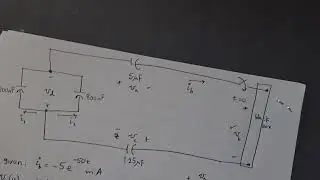 capacitance circuit solutions بالعربي
