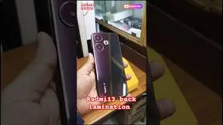 Redmi13 5g 💥🛠️ mobile back skin lamination | best 🥸 mobile back skin protector #trending #viralreels