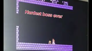 Final bowser boss  #bowser #smb